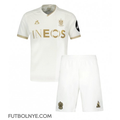 Camiseta OGC Nice Visitante Equipación para niños 2024-25 manga corta (+ pantalones cortos)